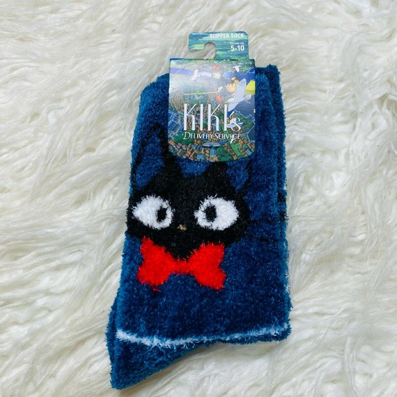 Studio Ghibli Kiki's Delivery Service Slipper Socks Sock Size 5-11 - Picture 1 of 2